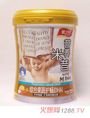 嬰之初營養(yǎng)米昔-綜合果蔬護(hù)暢DHA罐裝