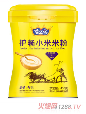 嬰之冠護暢小米米粉 胡蘿卜蘋果 聽裝