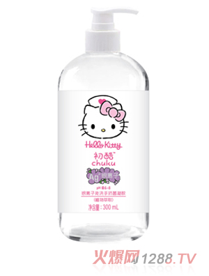 Hello Kitty初酷銀離子免洗手消毒凝膠（植物萃?。?00ml