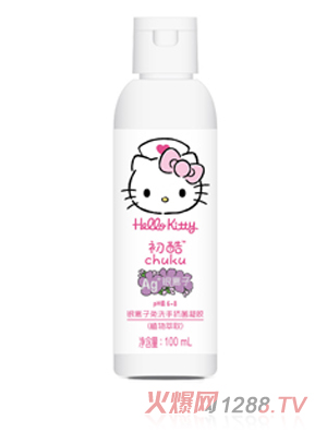 Hello Kitty初酷銀離子免洗手抗菌凝膠（植物萃?。?00ml
