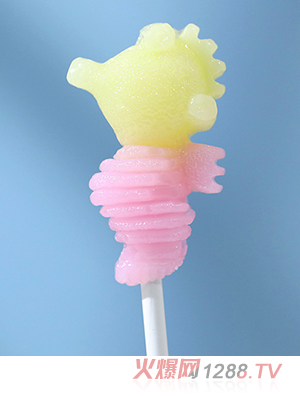 米唐たき海洋小分隊(duì)棒棒糖-海馬馬卡龍草莓味