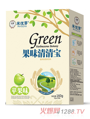 米優(yōu)芽果味清清寶-蘋(píng)果味盒裝