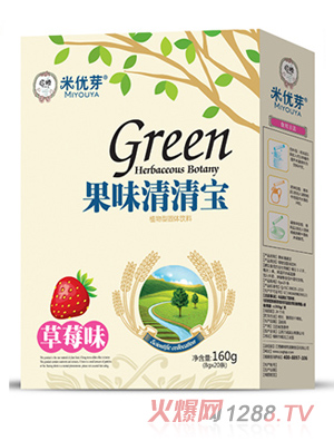 米優(yōu)芽果味清清寶-草莓味盒裝