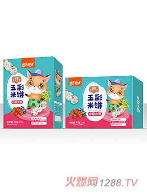 倍樂(lè)媽咪五彩米餅-山楂水果味