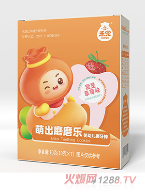 禾兜萌出磨磨樂(lè)磨牙棒-草莓味