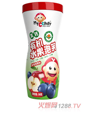 我D小蔡蔡有機(jī)水果泡芙（藍(lán)莓蘋(píng)果味）