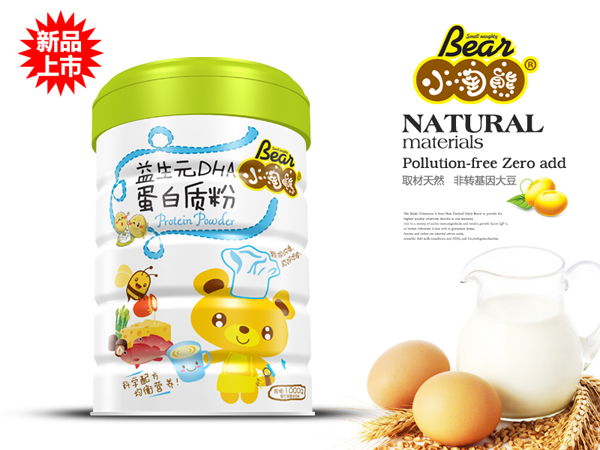 小淘熊益生元DHA蛋白質(zhì)粉a