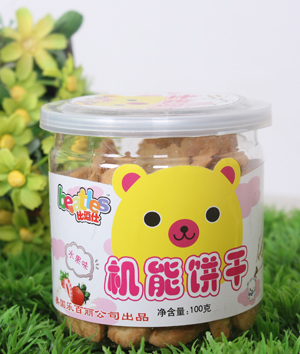 比逗仕水果味機(jī)能餅干